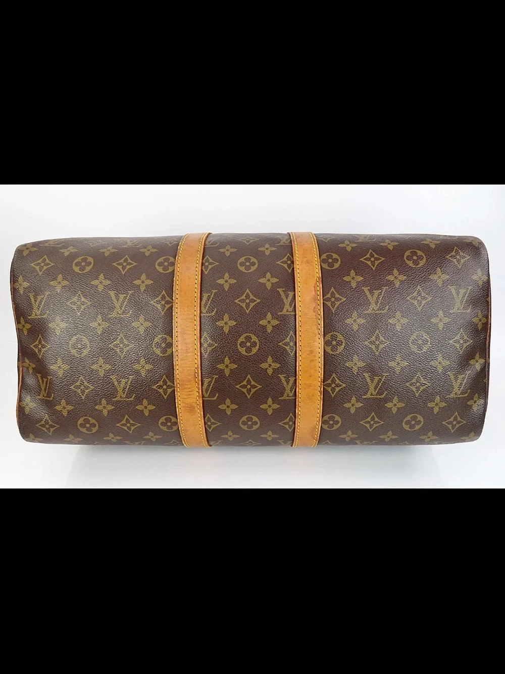 Louis Vuitton Monogram Canvas Duffle Bag in Brown and Tan